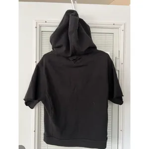 Free People Movement‎ Freestyle black Embroidered Short Sleeve Hoodie Size XS thumbnail 7
