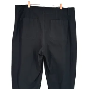 Anthropologie Maeve Colette Black Wide Leg Cropped Pants Size 20W Minimalist thumbnail 7