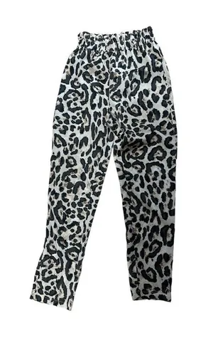 Shein Leopard Print Pants Women's Extra Small Size thumbnail 1