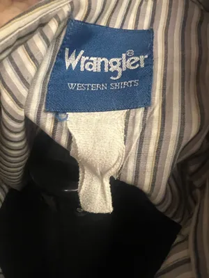 Wrangler Men’s striped western button down thumbnail 5