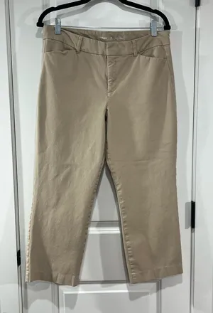 Old Navy High-Rise Pixie Straight Leg Pants (work pants) thumbnail 1