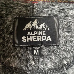 Alpine Sherpa women's M gray quarter zip pullover long sleeve zip up collared thumbnail 9