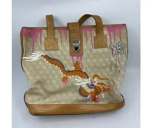 DOONEY & BOURKE Shoulder Tote Bag Customized Tan thumbnail 2