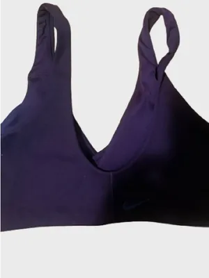 Nike Black V-Neck Wireless Bralette thumbnail 4