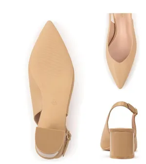 Frank Mully Women's Slingback Heels Pointed Toe Closed Toe Dressy Shoes size 9 thumbnail 4