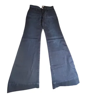 NWT Wrangler Retro Mae Mid Rise Flare Jeans Blue Stretch Denim‎ 9/10x30 thumbnail 1