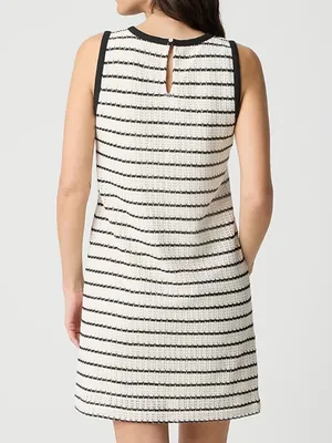 🌟 J. Crew 🌟 Sleeveless Striped Crochet Mini Dress Sz S thumbnail 2