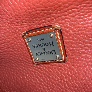 Dooney and Bourke Burnt Orange Pebbled Leather Crossbody Handbag Medium thumbnail 9