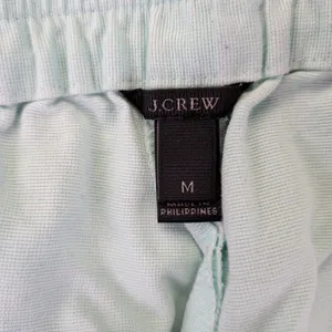 J.Crew Mint‎ Green 100% Cotton Elastic Waist Shorts Style 01850 Womens Medium thumbnail 3
