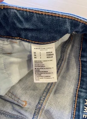 American Eagle super high rise jegging size 2 thumbnail 4