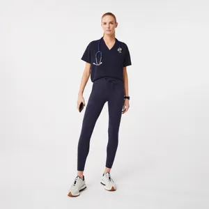 Figs High-Waisted Seville Scrub Leggings Navy thumbnail 2
