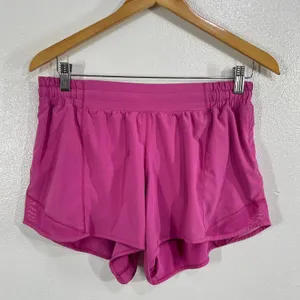 Lululemon Hotty Hot Short II HR 2.5" Women 10 Pink Lychee Running Athletic thumbnail 2