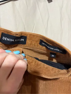 Denim forum the joint high rise loose pants thumbnail 3