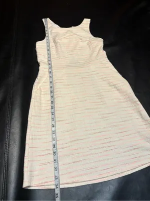 LOFT Textured Sleeveless Midi Dress Pockets Back Cutout Design size 2P NWT thumbnail 11