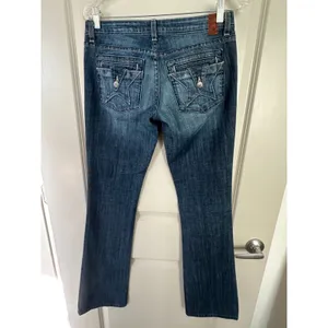 People's Liberation Tanya Boot Cut Low Rise Medium Whisker Jeans Women's Sz 26 thumbnail 2