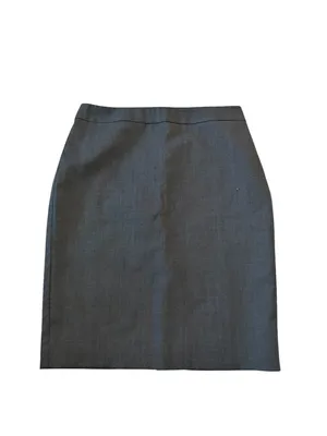 ANN TAYLOR Gray Pencil Skirt Size 2 Petite thumbnail 4