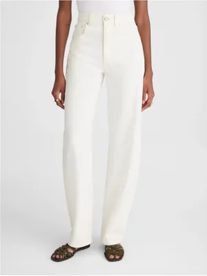 Madewell The Balloon Jean White Barrel Leg Jeans Baggy NWT Size 26 (US 2) thumbnail 8