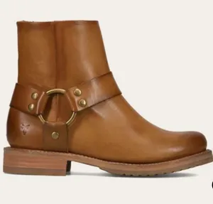 Frye VERONICA flex leather harness ankle boots NEW 9.5 thumbnail 1