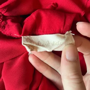 Altar'd State Women’s Elegant Red Ruffle Dress thumbnail 5