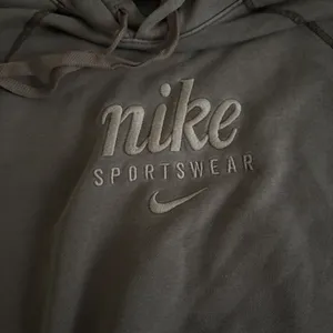 Nike Hoodie Sweatshirt washed brown vintage thumbnail 2