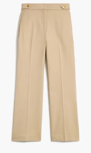 J Crew Cropped Wide Leg‎ Sailor Pants Nwot Size 4 Light Khaki thumbnail 1
