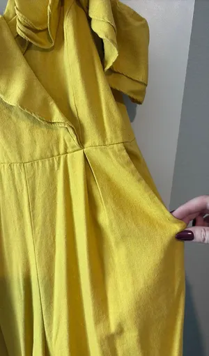 Mustard Romper Yellow Size L thumbnail 1