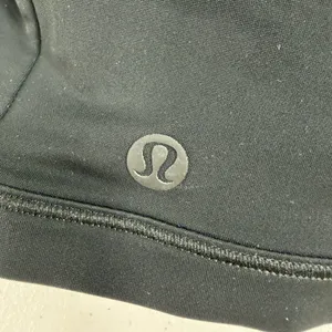 Lululemon 38D Shoreline Bikini Top Black Swimsuit High Neck Swim UV Protected thumbnail 7