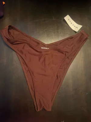 PacSun Brown Bathing Suit Bottoms  thumbnail 1