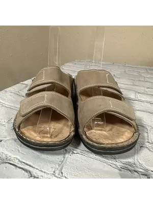 Finn Comfort Jamaika Jamaica Tan Double Strap Slip On Wedge Sandals Womens 37 /7 thumbnail 2