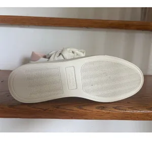 Kate Spade Fez Sneakers White Rose‎ Smoke Leather Low Top K6849 Womens 6.5 B thumbnail 5