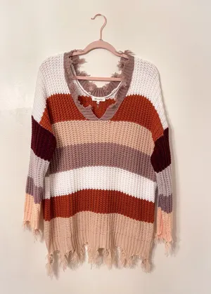 Striped Sweater Multi Size M thumbnail 2