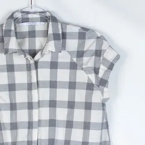 3 for $25‎ Zara Gingham Button Front Top Size Medium thumbnail 2