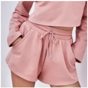 For Love &‎ Lemons Morgan Sweat Shorts Terry Cotton Salmon Pink Womens XL thumbnail 1