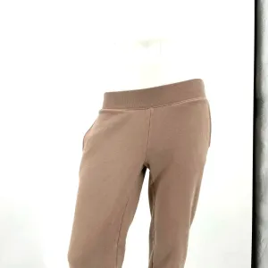 Aritzia Tna Cozy Fleece Boyfriend Cuffed‎ Sweatpants Joggers Tan Taupe Size 2XS thumbnail 2