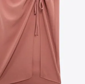 midi dress cut out fitted drapped muave casual party thumbnail 13