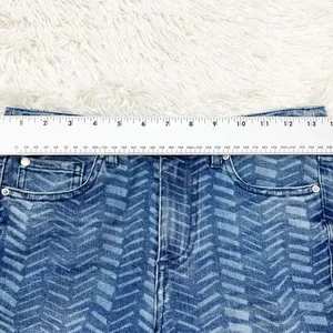AX Armani Exchange J61 Super Skinny Capri Chevron Jeans Size‎ 26 NEW thumbnail 4