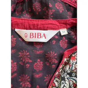 Biba Indian Printed Button Front Half Collar Long Sleeve Maxi Dress thumbnail 8