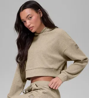 Alo Muse Cropped Hoodie thumbnail 1