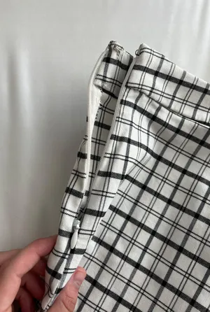 Garage White Plaid Skort thumbnail 4
