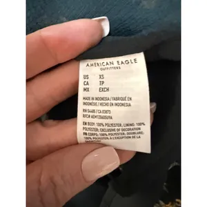 American Eagle Floral Lace Trim Cami Babydoll Tank Y2K Boho Cottagecore‎ thumbnail 7