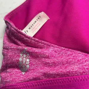 NWOT FP Movement by Free People Just Breathe Sports Bra in Hibiscus Pink Sz M thumbnail 12