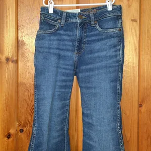 Wrangler retro women’s flare western jeans size 25X30 cowgirl rodeo jeans NWT thumbnail 4