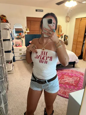 tube top White thumbnail 2