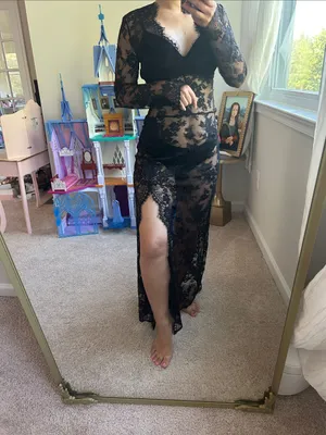 Zara lace long dress. XS-S thumbnail 11