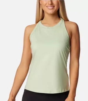 Columbia Boundless Trek Support‎ Tank Womens Small Green AL9322 Omni-Wick NWT thumbnail 1