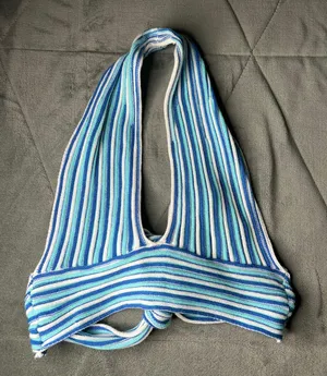 Crop Top Blue thumbnail 1