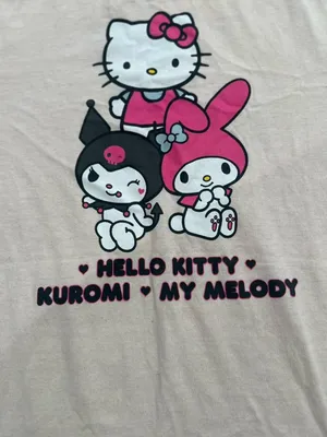 Hello Kitty Light Pink Tee Shirt Size M 0468 thumbnail 2
