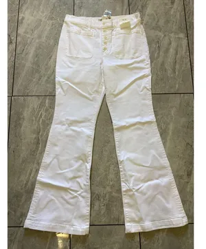 Madewell Jeans Womens 30 White The Flea Market Flare High Rise Full Length NWT thumbnail 1