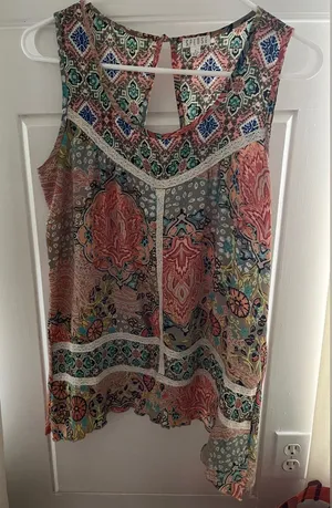 Spense Sleeveless Blouse Size M thumbnail 1