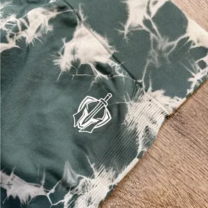 TIE DYE SCRUNCH LEGGINGS Green Size M thumbnail 4